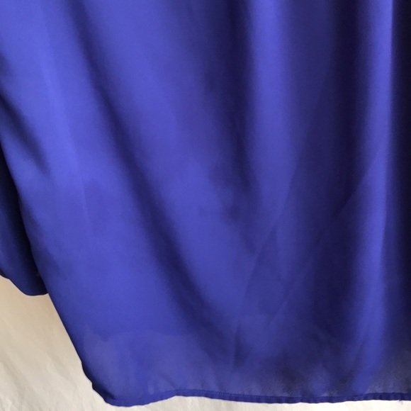 New York & Co. Soho Jeans royal blue Boho top, size XS - Picture 9 of 9